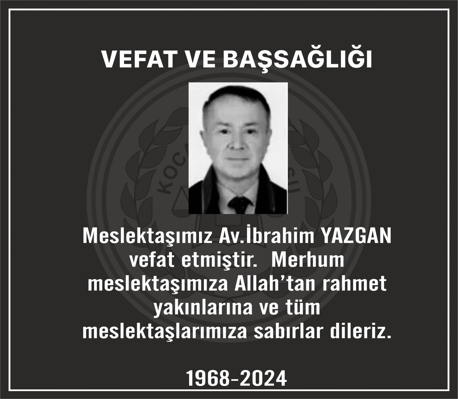 VEFAT VE BAŞSAĞLIĞI